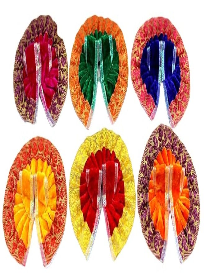 eSplanade Ladoo Gopal Poshak | Dress | Bhagwaan Ki Poshaak | Dev Vastra - (Set of 6) (Size 2) - Image 1